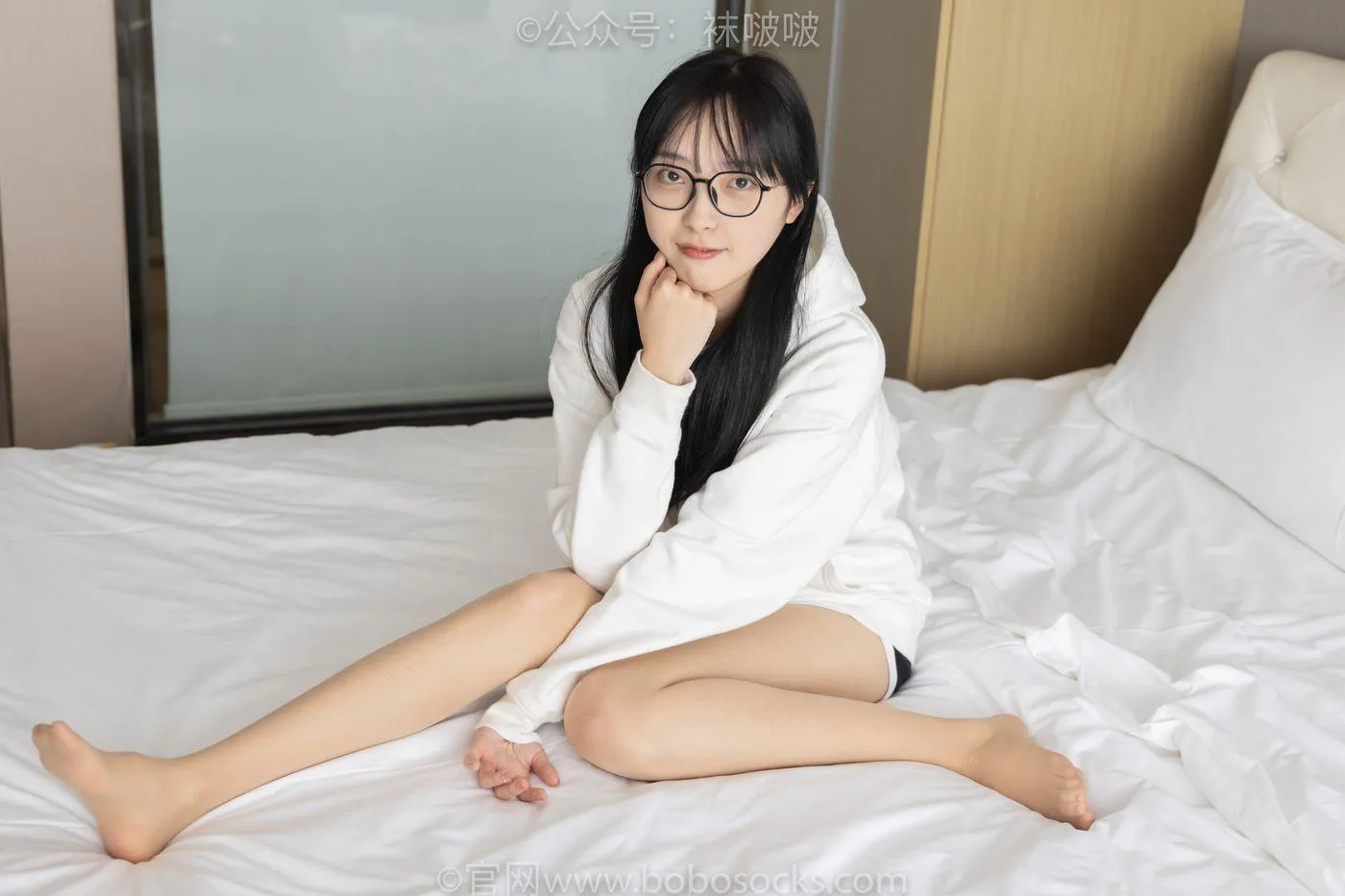 [BoBoSocks袜啵啵]NO.058 稚予-贝壳头、肉丝 [143P]插图